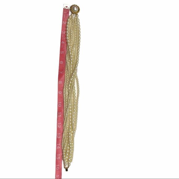 Carolee Torsade Multi-strand Pearl Necklace Diana style - Picture 8 of 8